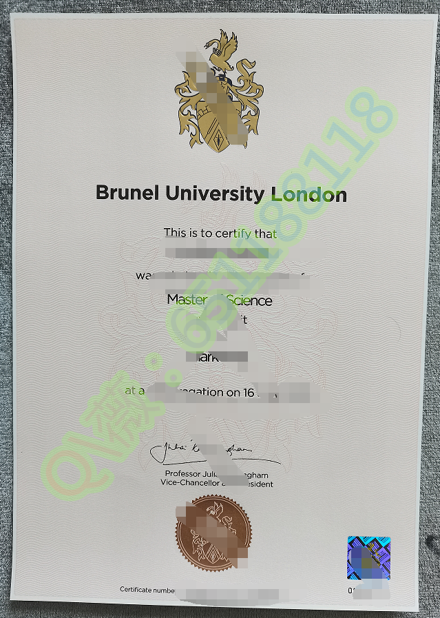 已出成品-布鲁内尔大学毕业证|Brunel University London文凭|Brunel成绩单