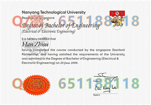 新加坡南洋理工大学毕业证样本|Nanyang Technological University文凭|南大成绩单|NTU毕业证